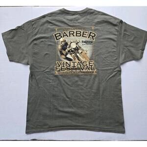 2013 9th Annual Barber Vintage Festival Motorsports Triumph Motorcycle  XXL